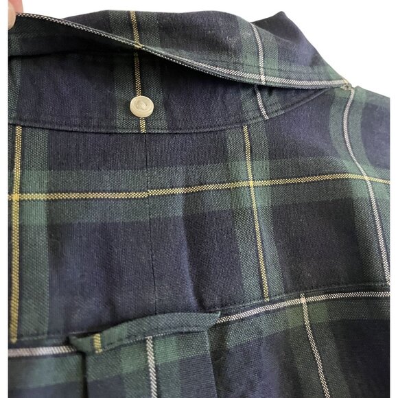 Ralph Lauren 3XLT 3TGL BIG & TALL Green & Yellow Checkered Buttoned Long Sleeve - Picture 15 of 16